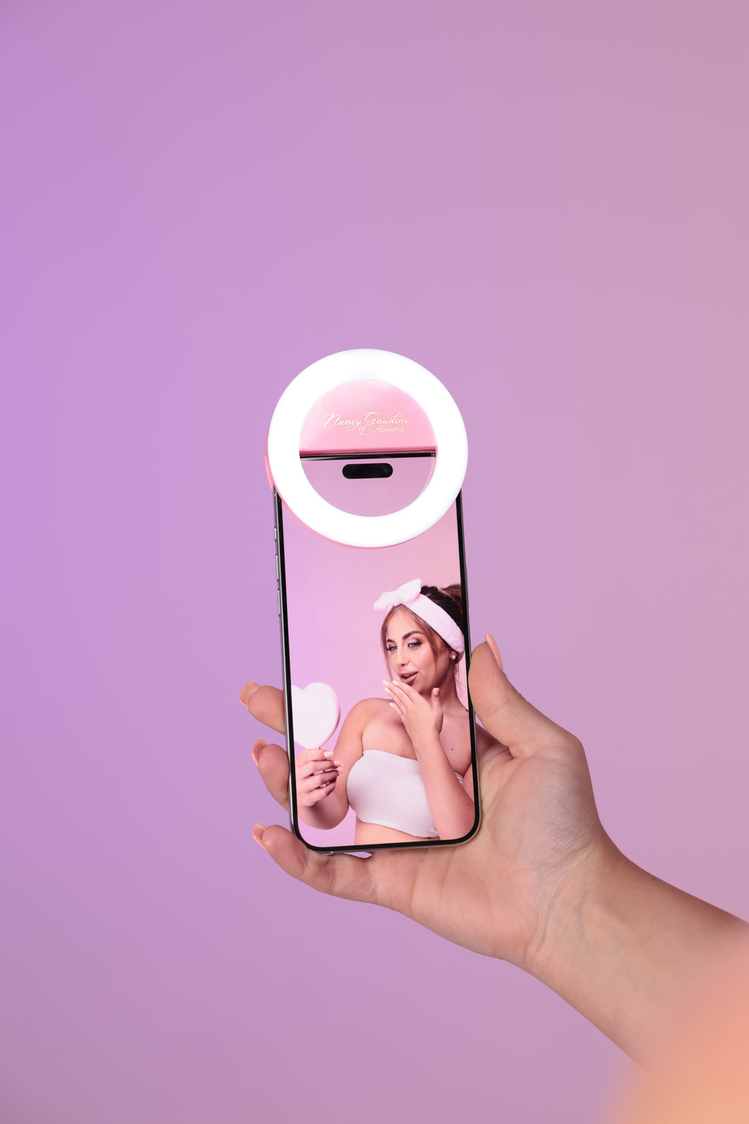 Ring light Phone by Nancy Gaudino